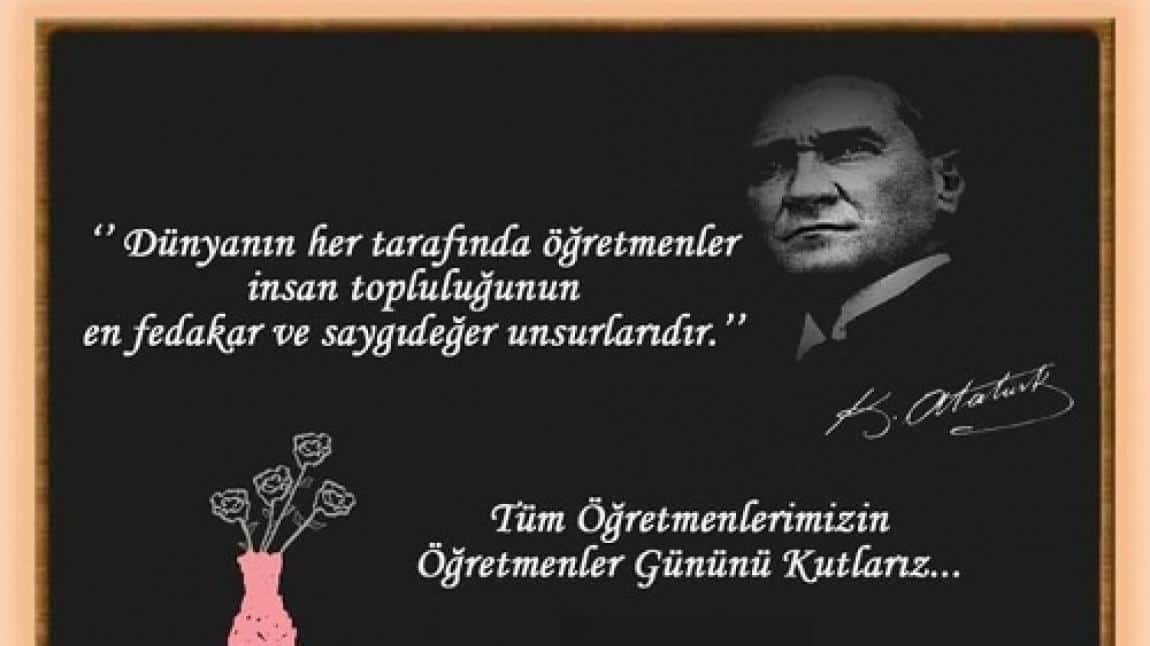 24 KASIM ÖĞRETMENLER GÜNÜ KUTLU OLSUN.